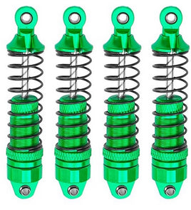 Power Hobby - Aluminum Front & Rear Shocks, for Arrma Grom, Green, 4pcs - Hobby Recreation Products
