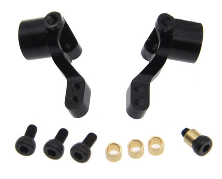 Power Hobby - Aluminum Knuckle Arm, Black, for Kyosho Mini - Z MB - 010 - Hobby Recreation Products