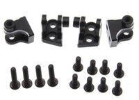 Power Hobby - Aluminum Lower 4 - Link Mount Set, Black, for Losi Mini LMT - Hobby Recreation Products