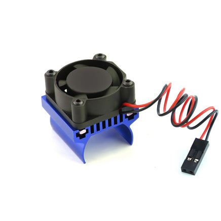 Power Hobby - Aluminum Motor Cooling Fan Blue FOR Traxxas TRX - 4M - Hobby Recreation Products