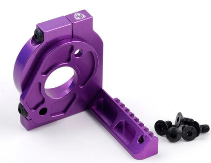 Power Hobby - Aluminum Motor Heat Sink Mount Purpl, HPI RS4 Sport3 - Hobby Recreation Products