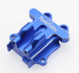 Power Hobby - Aluminum Rear Gear Box, Blue, Arrma Grom - Hobby Recreation Products