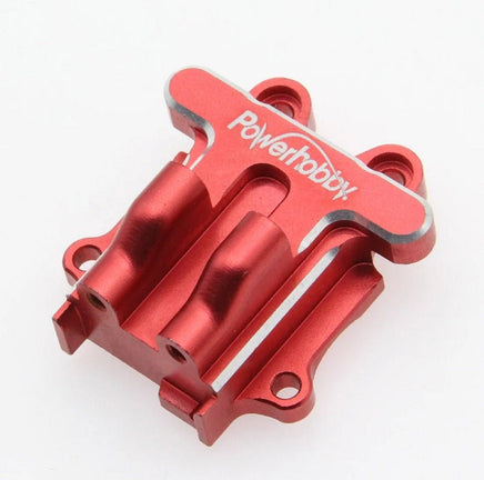 Power Hobby - Aluminum Rear Gear Box, Red, for Arrma Grom - Hobby Recreation Products