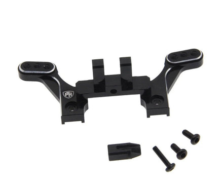 Power Hobby - Aluminum Rear Shock Tower, Black, for Kyosho Mini - Z MB - 010 - Hobby Recreation Products