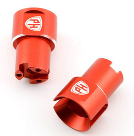 Power Hobby - Aluminum Rear Wheel Shaft, Red, for Kyosho Fazer MK2 - Hobby Recreation Products