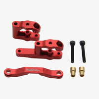 Power Hobby - Aluminum Steering Arm, Red, for Arrma Grom - Hobby Recreation Products