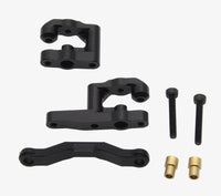 Power Hobby - Aluminum Steering Set, Black, for Arrma Grom - Hobby Recreation Products