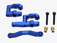 Power Hobby - Aluminum Steering Set, Blue, for Arrma Grom - Hobby Recreation Products