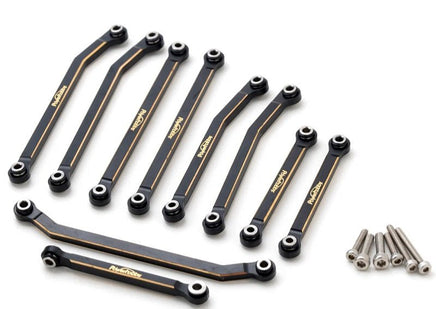 Power Hobby - Brass High Clearance 4 - Link w/Steering Link, for Redcat Ascent - 18 - Hobby Recreation Products