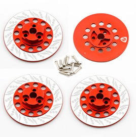 Power Hobby - Dummy Disc Brake Hex Red, for Kyosho Fazer - Hobby Recreation Products