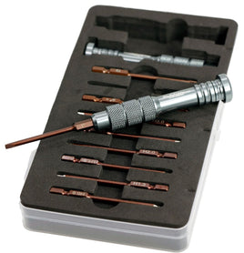 Power Hobby - RC Hex Driver Tool Set Metric 0.9/1.3/1.5/2.0/2.5/3.0mm w/ 2 Handles - Hobby Recreation Products