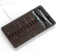 Power Hobby - RC Hex Driver Tool Set Metric 0.9/1.3/1.5/2.0/2.5/3.0mm w/ 2 Handles - Hobby Recreation Products