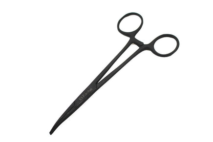 Racers Edge - 5 1/2" Locking Pliers (Hemostat), Curved, Stainless Steel (Black Finish) - Hobby Recreation Products