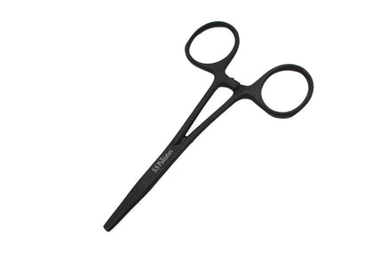 Racers Edge - 5 1/2" Locking Pliers (Hemostat) Stainless Steel (Black Finish) - Hobby Recreation Products