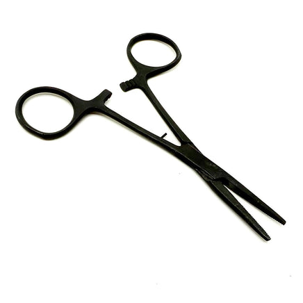 Racers Edge - 5 1/2" Locking Pliers (Hemostat) Stainless Steel (Black Finish) - Hobby Recreation Products