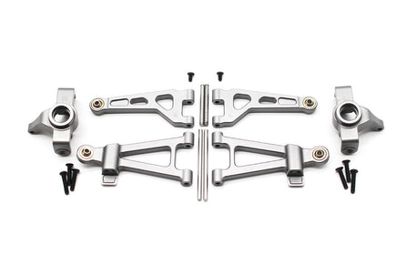 Racers Edge - Aluminum Front Arm & Knuckle Set for BlaxkZon Slyder - Hobby Recreation Products