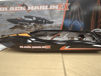 Rage Black Marlin EX Brushed RTR Boat. Open Box, tested, works great. Sold As - Is - Hobby Recreation Products