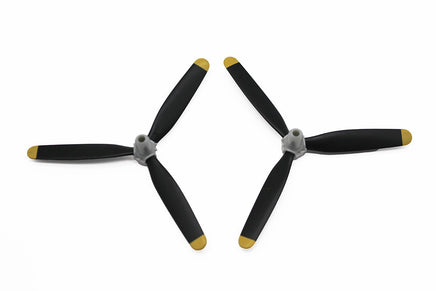 Rage R/C - 3 - Blade Prop & Spinner (2); F4U BL - Hobby Recreation Products