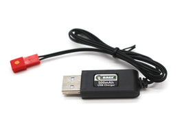 Rage R/C - 500mA 1S USB Charger with JST Plug - Hobby Recreation Products