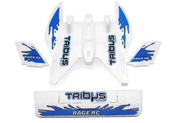 Rage R/C - Foam Parts Set with Blue Decals; Tribus - Hobby Recreation Products