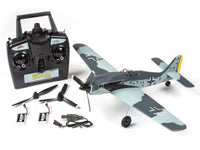 Rage R/C - Focke - Wulf Fw 190 Micro RTF Airplane with PASS (Pilot Assist Stability Software) System - Hobby Recreation Products