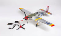 Rage R/C - P - 51D Mustang 500mm Brushless RFT (Ready - for - Transmitter) Warbird with PASS System - Hobby Recreation Products