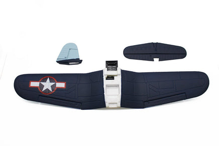 Rage R/C - Painted Main Wing and Tail Set; F4U BL - Hobby Recreation Products