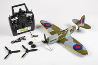 Rage R/C - Supermarine Spitfire Micro RTF Airplane with PASS (Pilot Assist Stability Software) System - Hobby Recreation Products