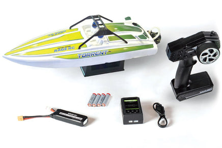 Rage R/C - Torrent 450BL RTR Jet Boat, Green - Hobby Recreation Products