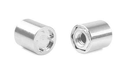 RC4WD - 1/10 Scale Rear Hubs (Chrome) - Hobby Recreation Products