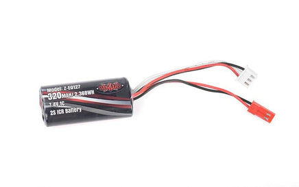 RC4WD - 7.4V 320mAh Lithium Ion Battery w/Balance Plug - Hobby Recreation Products