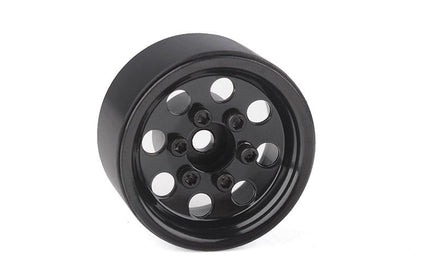 RC4WD - Stamped Steel 1.0" Pro8 Beadlock Wheels, Black - Hobby Recreation Products