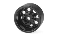 RC4WD - Stamped Steel 1.0" Pro8 Beadlock Wheels, Black - Hobby Recreation Products