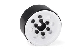 RC4WD - Stamped Steel 1.0" Pro8 Beadlock Wheels, White - Hobby Recreation Products
