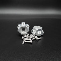 Reef's RC - 12mm Hex "DOT" Machined Aluminum Hubs (2) "3 DOT 7mm" - Hobby Recreation Products