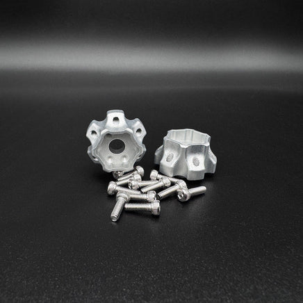 Reef's RC - 12mm Hex "DOT" Machined Aluminum Hubs (2) "3 DOT 7mm" - Hobby Recreation Products