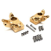 Reef's RC - Brass Portal Knuckle Set, for SCXPro / Capra / SCX10.3 - Hobby Recreation Products