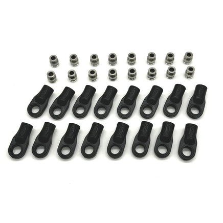 Reef's RC - REEFS XP Rod Ends & Stainless Steel Pivot Balls (16PK) - Hobby Recreation Products