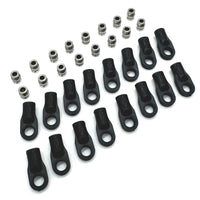 Reef's RC - REEFS XP Rod Ends & Stainless Steel Pivot Balls (16PK) - Hobby Recreation Products