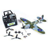 Rage R/C - Supermarine Spitfire Micro RTF Airplane with PASS (Pilot Assist Stability Software) System