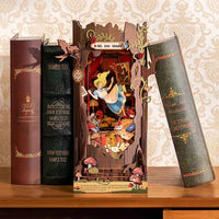 Robotime - Alice Adventure DIY Book Nook Shelf Insert Kit - Hobby Recreation Products