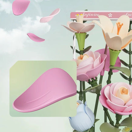 Robotime - Blooming Bouquet Box DIY 3D Puzzle - Hobby Recreation Products