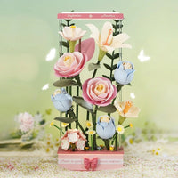 Robotime - Blooming Bouquet Box DIY 3D Puzzle - Hobby Recreation Products