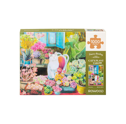 Robotime - Cat's Plant Yard Joypiece 1000 pc Puzzle - Hobby Recreation Products