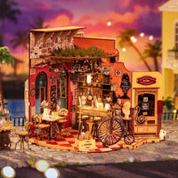 Robotime - Cheers Bar & Dining, DIY Miniature House - Hobby Recreation Products