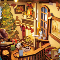 Robotime - Christmas Indoor Scene DIY Book Nook - Hobby Recreation Products