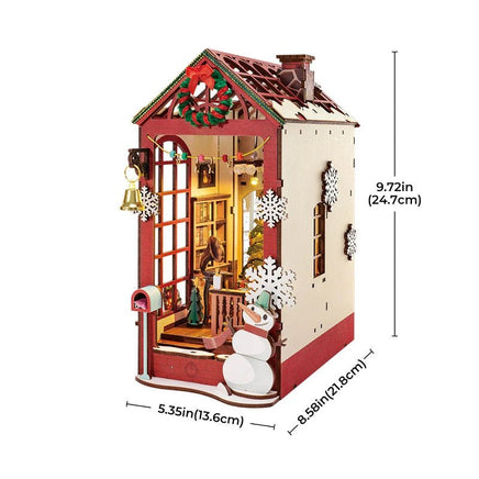 Robotime - Christmas Indoor Scene DIY Book Nook - Hobby Recreation Products