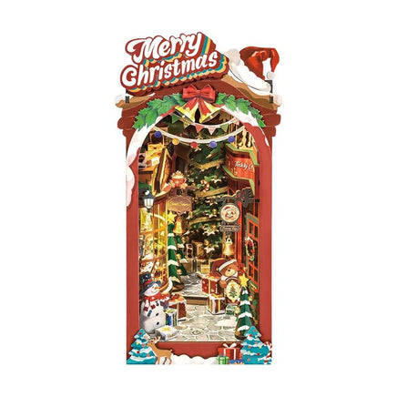 Robotime - Christmas Street DIY Book Nook - Hobby Recreation Products