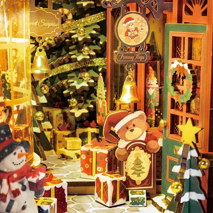 Robotime - Christmas Street DIY Book Nook - Hobby Recreation Products