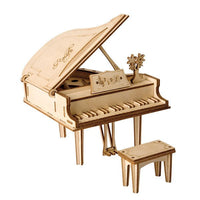 Robotime - Classic 3D Wood Puzzles; Grand Piano - Hobby Recreation Products